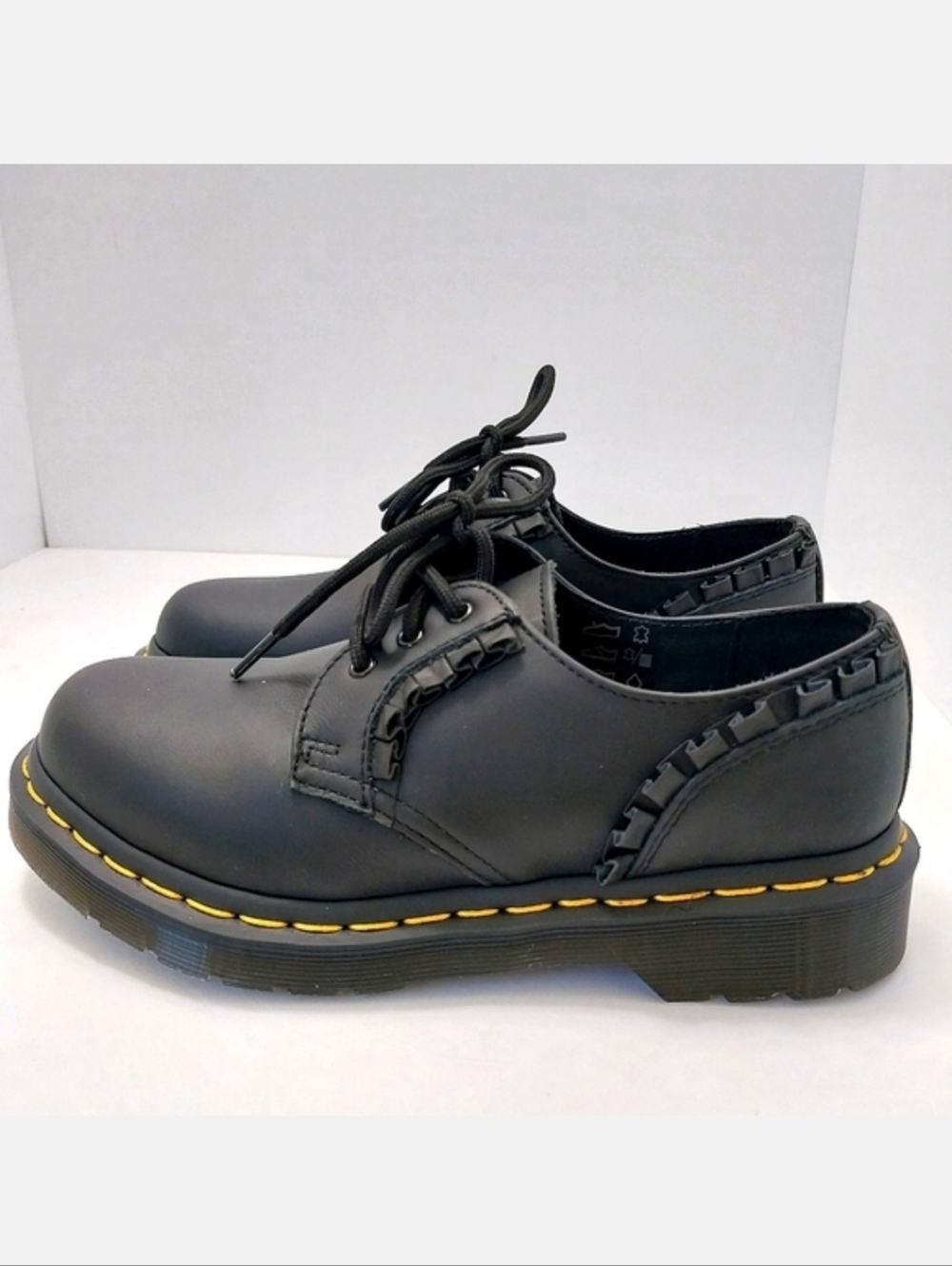 Dr Martens 1461 Frill Leather Shoes, NEW,‎ Size 6|EUR 37